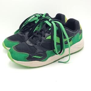 Saucony Grid Shadow 2 St. Patrick's Day green black men's size 9